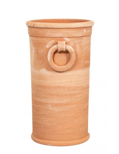 Biscottini Porta ombrelli per esterno e interno 45x35x35 cm | Vasi terracotta portaombrello Made in Italy | portaombrelli in terracotta lavorati a mano