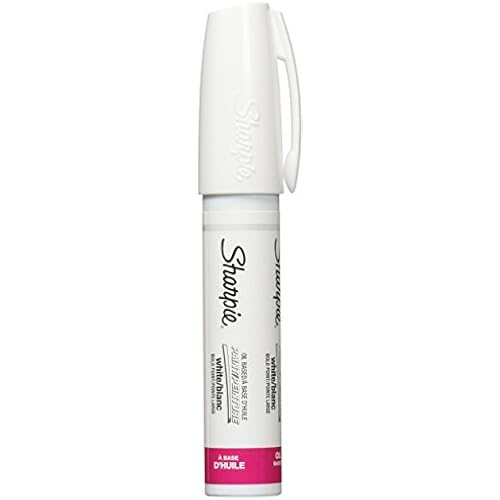 Sharpie Oil-Based Paint Marker, Bold Point, White, 1 Count