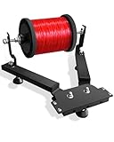 Fishing Line Spooler for Large Spools, Commercial Fishing Line Spooler Reel Winder Spooling with Adjustable Tension, Foldable and Portable, Fit for Filler and Bulk Spools, Fishing Gears Gifts for Men