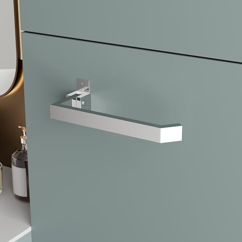 Image of USF Bath Accessories Foldable Stainless Steel Towel Hanger for Bathroom | Premium Napkin & Hand Towel Holder | Towel Ring | Wall Mounted Chrome Finish Bathroom Accessories