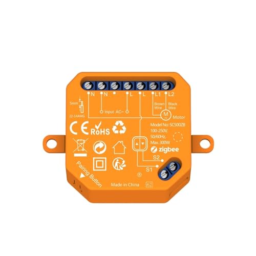Module de rideau ZigBee avec contrôle précis du pourcentage d'ouverture