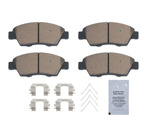 Image of HUSCH D948 Front Ceramic Brake Pads Kit Fit For Acura ILX 2013-2014, For Honda Civic 2003-2011