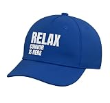 Relax Connor is Here Popular Birth Names Connor Costume Adjustable Printed Baseball Hat, Royal Blue