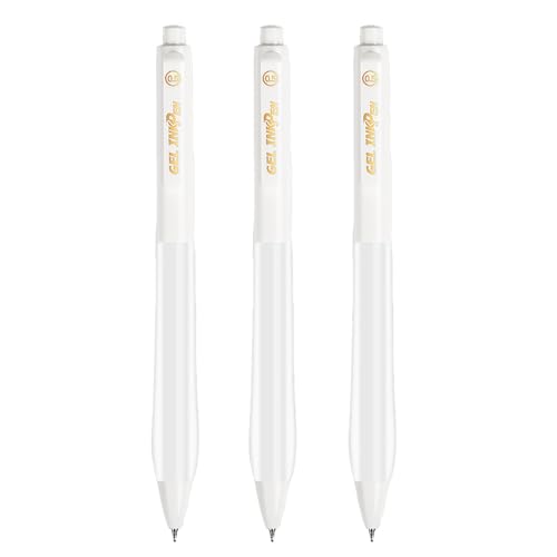 Set de 3 bolígrafos retráctiles con tinta negra 0.5 mm