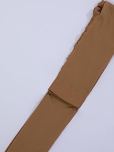 Image of EVERSWE Girl's Microfiber Footless Tights, Ballet Dance Tights, Ultra Soft Leggings