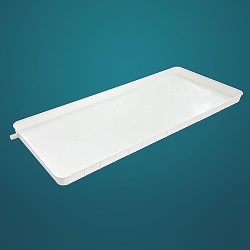Universal Plastic Drip Tray for AC Condensate Drain, Indoor/Outdoor Heat Pump Drain Kit, Essential Accessory for Split Air Conditioner Maintenance