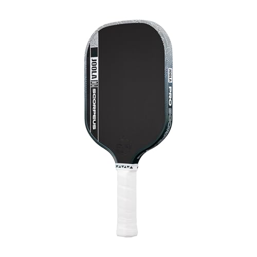 Image of JOOLA Pro V Pickleball Paddle - 14mm /16mm - Raw Carbon Fiber Textured Surface - Enhanced Frame & Propulsion Core, USAPA & UPA-A Certified, NFC Chip Enabled, Premium Control & Lightweight Performance