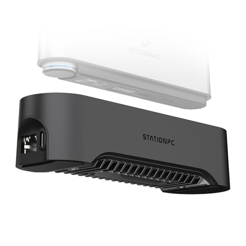 Image of PocketCloud Dock for Portable NAS, M.2 NVMe Slot, Expend Storage, 2.5GbE Ethernet, PD Charging & USB-A Ports, Modular SSD Storage, Smart Cooling, Dual Backup & Charging (Dock Only, Diskless)