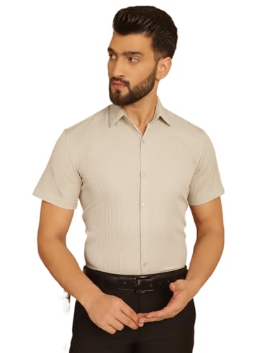Image of Indian Needle Men's Striped Regular Fit Shirt