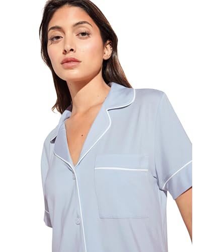 Image of Eberjey Gisele Short Sleeve and Cropped Pant PJ Set