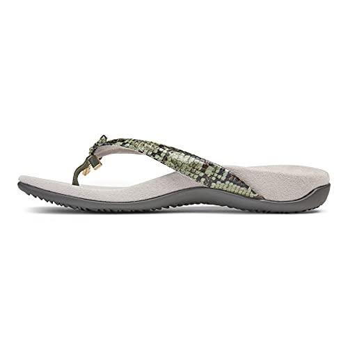 Image of Vionic Women's Rest Bella Toe Post Sandal- Supportive Ladies Orthotic Sandals that include Three Zone Comfort with Arch Support- Flip Flop for Ladies, Medium and Wide Width Size 5-12