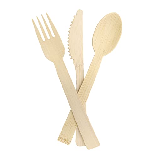 PME - Cubiertos de Bambú - Juego de 10, Paquete de 30