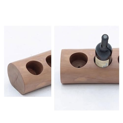 Soporte de vino de madera para countertop miniatura 5