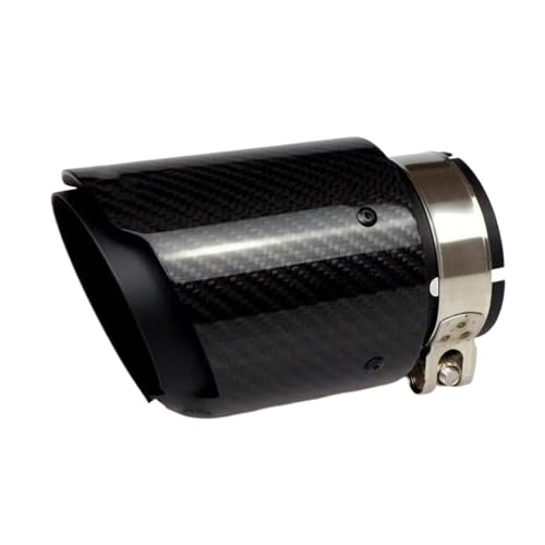 Embout Silencieux Échappement Universel en Acier Inoxydable Entrée 66mm Sortie 101mm