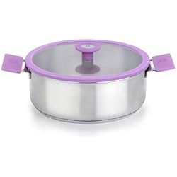 Cacerola De Metal BRA - Cacerola C/T Crist.26 Lila A690356