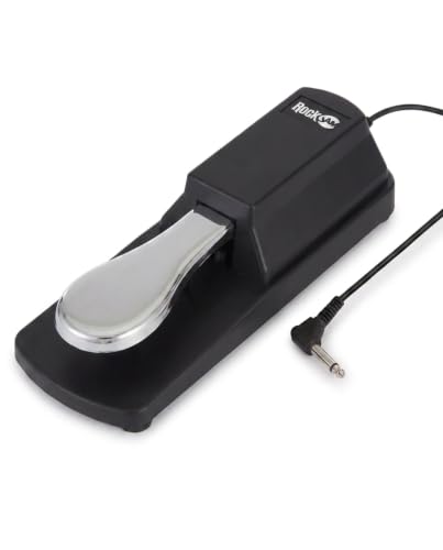 RockJam Pédale de Sustain Universelle pour Clavier et Piano Numérique