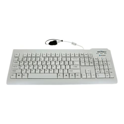 Clavier USB QWERTY US English Seal Shield pour éviter les pannes dues aux liquides