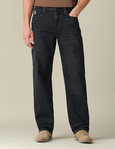 Image of U.S. Polo ASSN. Casual Mens Jeans, Full Length, Relaxed Fit Jeans for Men