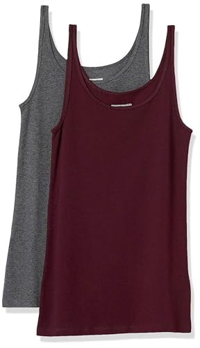 Image of Amazon Essentials Women's Slim-Fit Thin Strap Scoop Neck Tank Top
