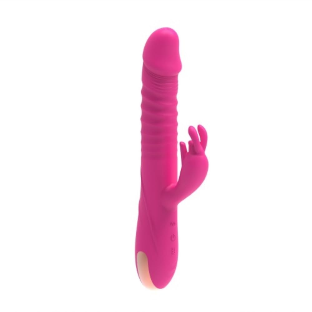 BeHorny Rabbit Vibrator Thrusting Silicone Waterproof Rechargeable Vibrator Clitoris Stimulator