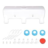 3-Nipple Leakproof Goat Feeder 3L - Hanging Milk Bottle for...