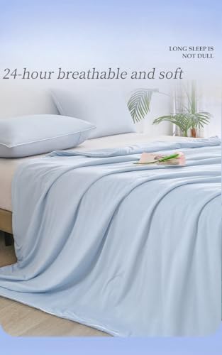 Manta refrescante para el sofá y dormitorio con dosel multicolor Lightblue 4