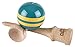 Duncan Toys Komodo Kendama, Lt. Blue w/ Yellow Stripe