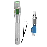 Visual Fault Locator for Fiber Optic Cables, VFL Supports FC/ST/SC/LC Interfaces, Long-Range Fault Finder, Fiber Light Pen Tester, High-Precision OTDR Mapping Tool for FTTH, Telecom