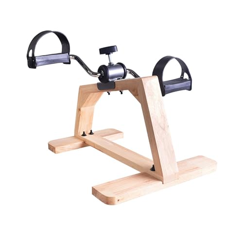 Bike Heimtrainer Fahrrad-Peddler-Trainingsgerät aus massivem Holz unter...