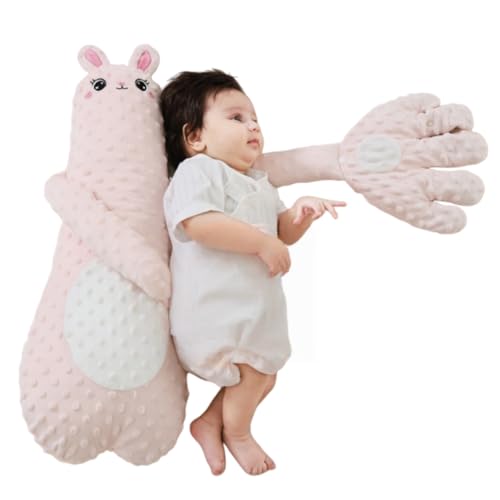 Luulife ベビースリープピロー/赤ちゃんの睡眠おもちゃ/赤ちゃんとんとんマシーン 動物の形 3つのモード切り替え 水洗い可能 夜泣きを防ぐ 心地よい眠り 新生児に最適な誕生日プレゼント (ピンク,C)