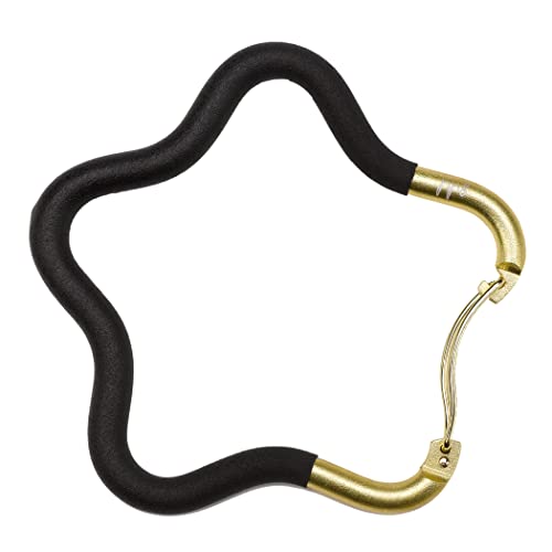 Image of Petunia Pickle Bottom Oh My Stars Stroller Hook, Black/Gold, for All Strollers or Shopping Carts, Carry Diaper Bags, Book Bags, Purses