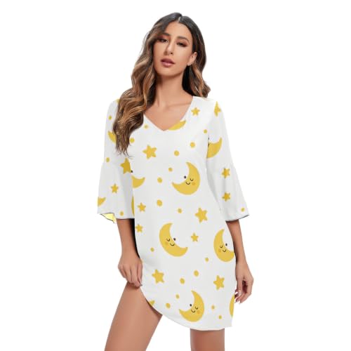 Robe en mousseline de soie col en V fluide pour sublimer votre silhouette