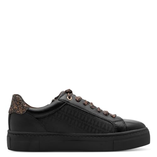 Tamaris Damen Sneaker Synthetik, schwarz, 38 EU – Ansicht 5