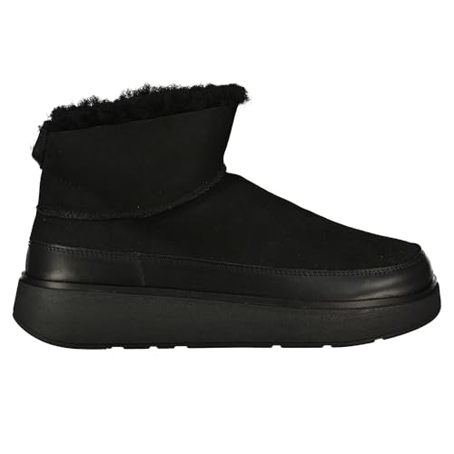 Bottines en cuir Gen-FF Fitflop noires chaussures de marche confort femme