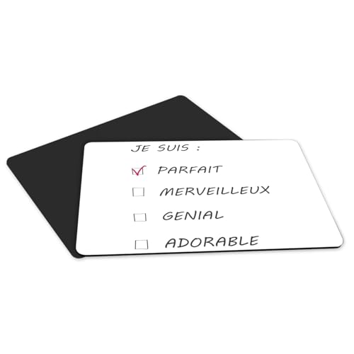 Sets de table homme je suis parfait grand format lot de 4 - 5