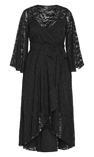 City Chic Women's Plus Size Dress-Fleetwood Jacquard Maxi4