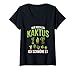 Damen Nur Noch Ein Kaktus Kakteen Pflanzen Kaktusliebhaber T-Shirt mit V-Ausschnitt