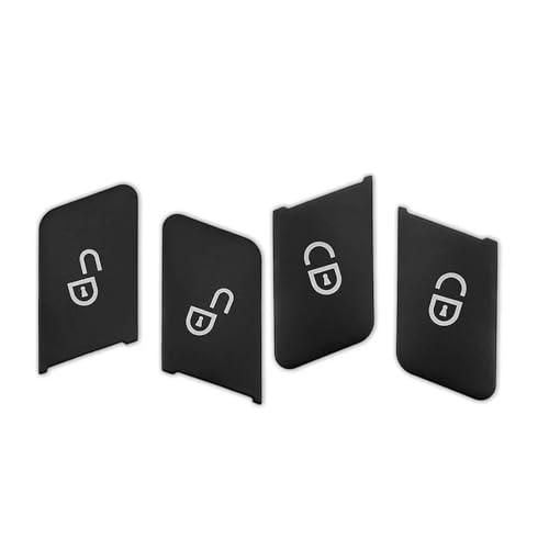 Caches-boutons de lève-vitres pour Mercedes W204 W212 : pack de 4 autocollants