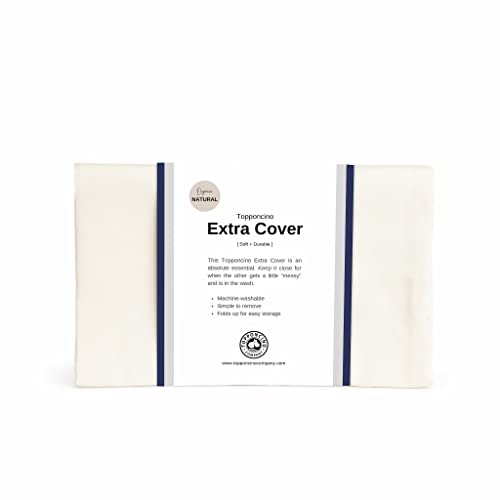 Organic Topponcino Extra Cover | The Insert Sold Separately | Fits All Topponcinos from The 100% Organic Cotton | Machine Washable (Natural)