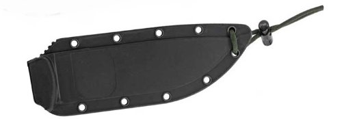 ESEE Knives 6P Fixed Blade Knife w/Molded Polymer Sheath (Venom Green Blade/Black Sheath)
