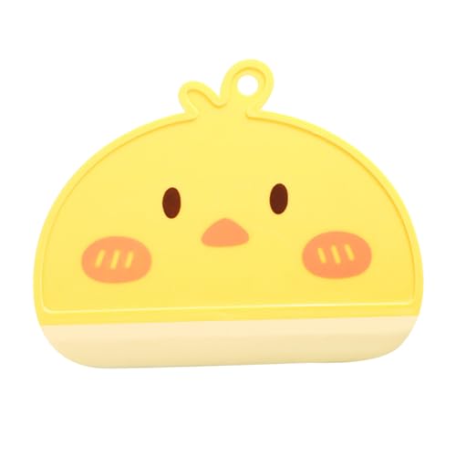 Image of Mini Glass Wiper, Cartoon Shower Squeegee, Small Plastic Squeegee, Window Squeegee, Easy to Clean Window Mirror, Water Scraper for Shower Doors, Window Mirror (Yellow)