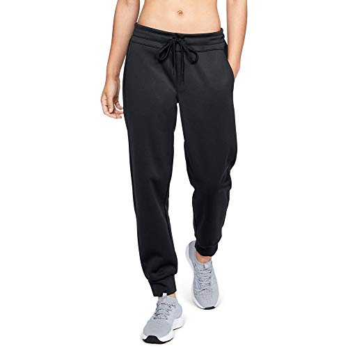 Pantalon Under Armour Recovery Travel pour femme en tissu technique noir