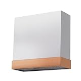 Akicon Wall Mounted Range Hood, Stainless Steel Ducted Range Hood 30 inch, Energy Saving, Kitchen Hood for Cooking, Powerful Vent Motor, Brushed Stainless with Copper