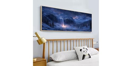 Broderie Diamant Cascade d'hiver pour illuminer un salon contemporain - 2