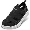 FitVille Diabetic Sandals for Men Wide Width with Arch Support Comfortable Mens Diabetic Sandals Fully Adjustable Straps Lightweight