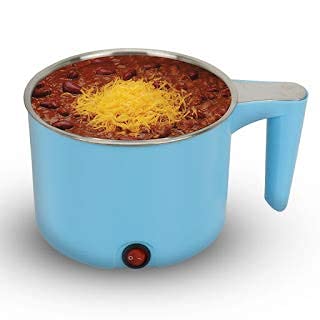DINOS Electric Multifunction Cooking Pot 1.5 litre Cooker Mini Electric Cooker Steamer Cook Pots for Noodles/Hot Pot/Rice Porridge for Home, Office and Travel