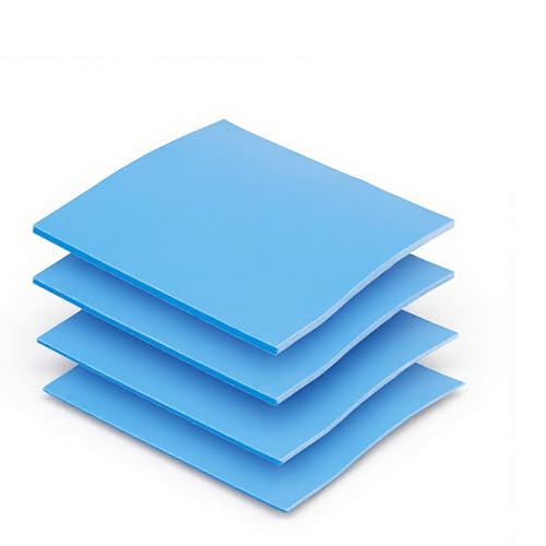 Image of ZORBES 4 Pack Thermal Pads 100x100mm 0.5 /1 /1.5 /2mm 6.0 W /mK Silicone