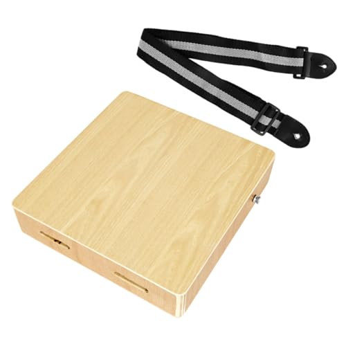 BESPORTBLE Box Portable Wood Cajon Drum for Adults Durable Musical Instrument for Playing for Beginners Early Education and Talent Development
