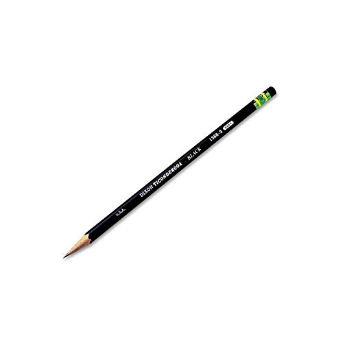 Dixon Ticonderoga Mate Negro Lápiz No.2 miniatura 2
