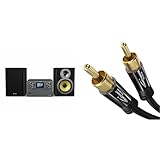 Philips Mini Stereoanlage mit Bluetooth/Spotify Connect & KabelDirekt – 2 m – Cinch-Subwoofer-Kabel, 1 Cinch auf 1 Cinch, Audio/Digital/Video